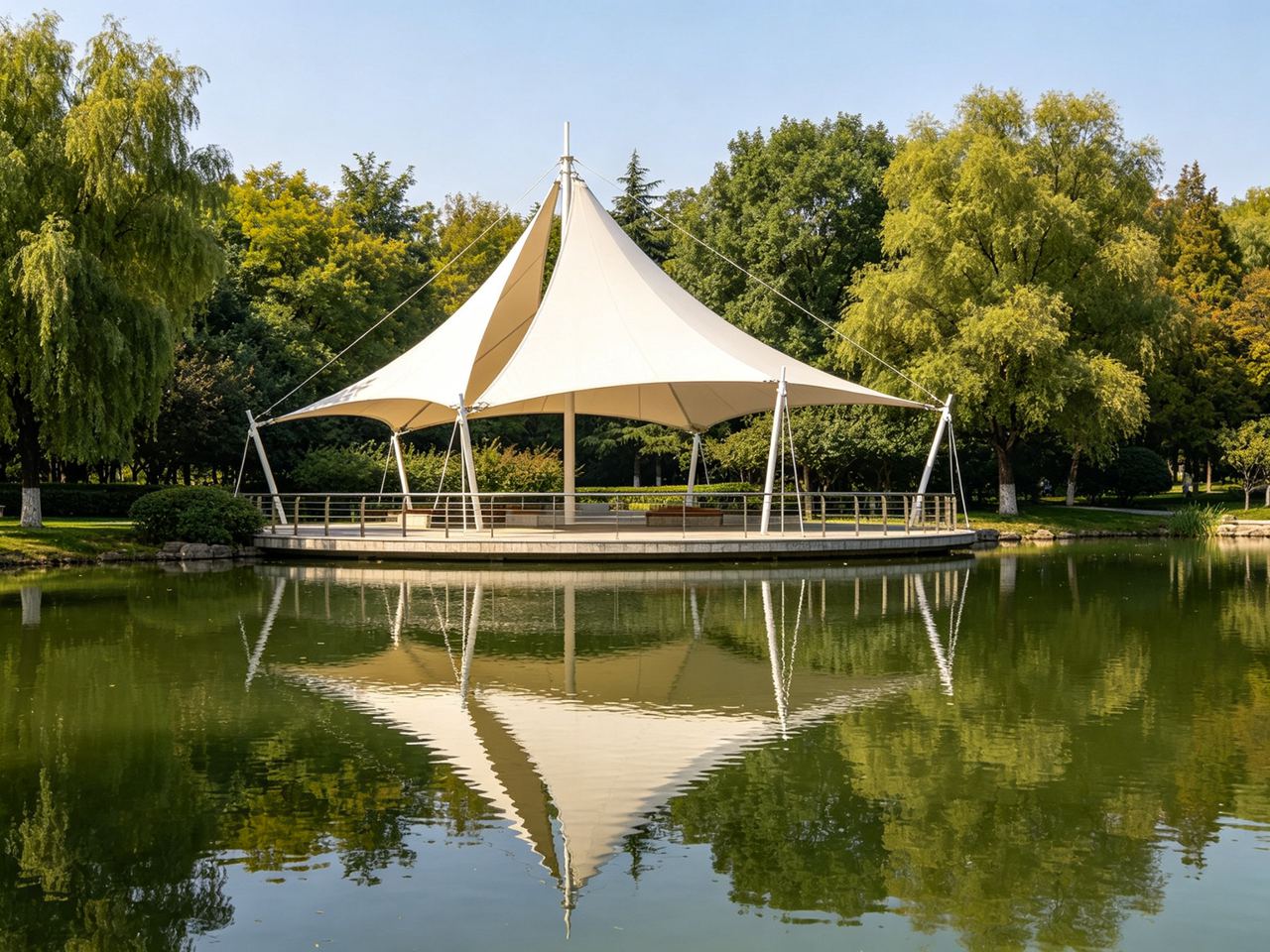 景观膜结构_门楼景观膜_方案设计