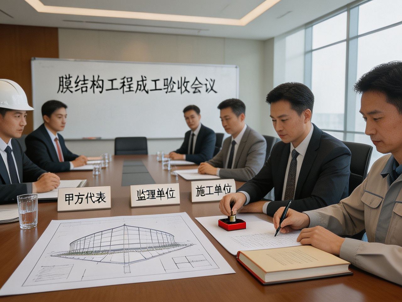 冬季膜结构施工注意事项_膜结构知识配图