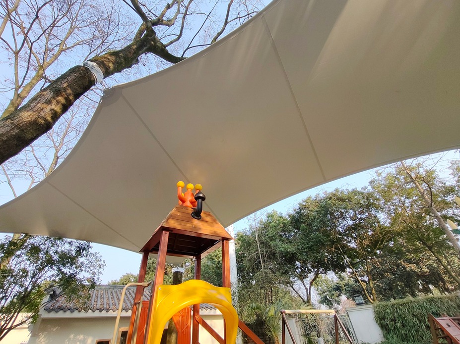 印象泰和园儿童城堡膜结构工程照片6_成都膜结构案例