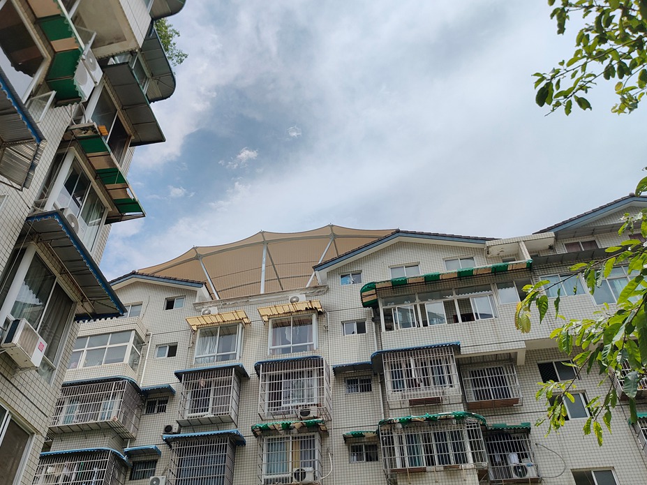 大丰屋顶膜结构实景图